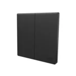 2 Gang 2 Way Switch Black - 16A 250