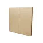 2 Gang 2 Way Switch Gold - 16A 250