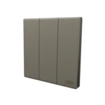 3 Gang 2 Way Switch Grey - 16A 250V