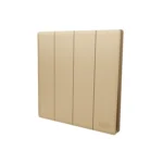 4 Gang 1 Way Switch Gold -16A 250V
